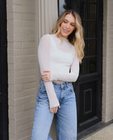 Blusa Jacky Plane Marfil