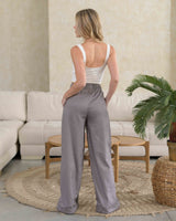 Pantalon Cande Plane Plomo