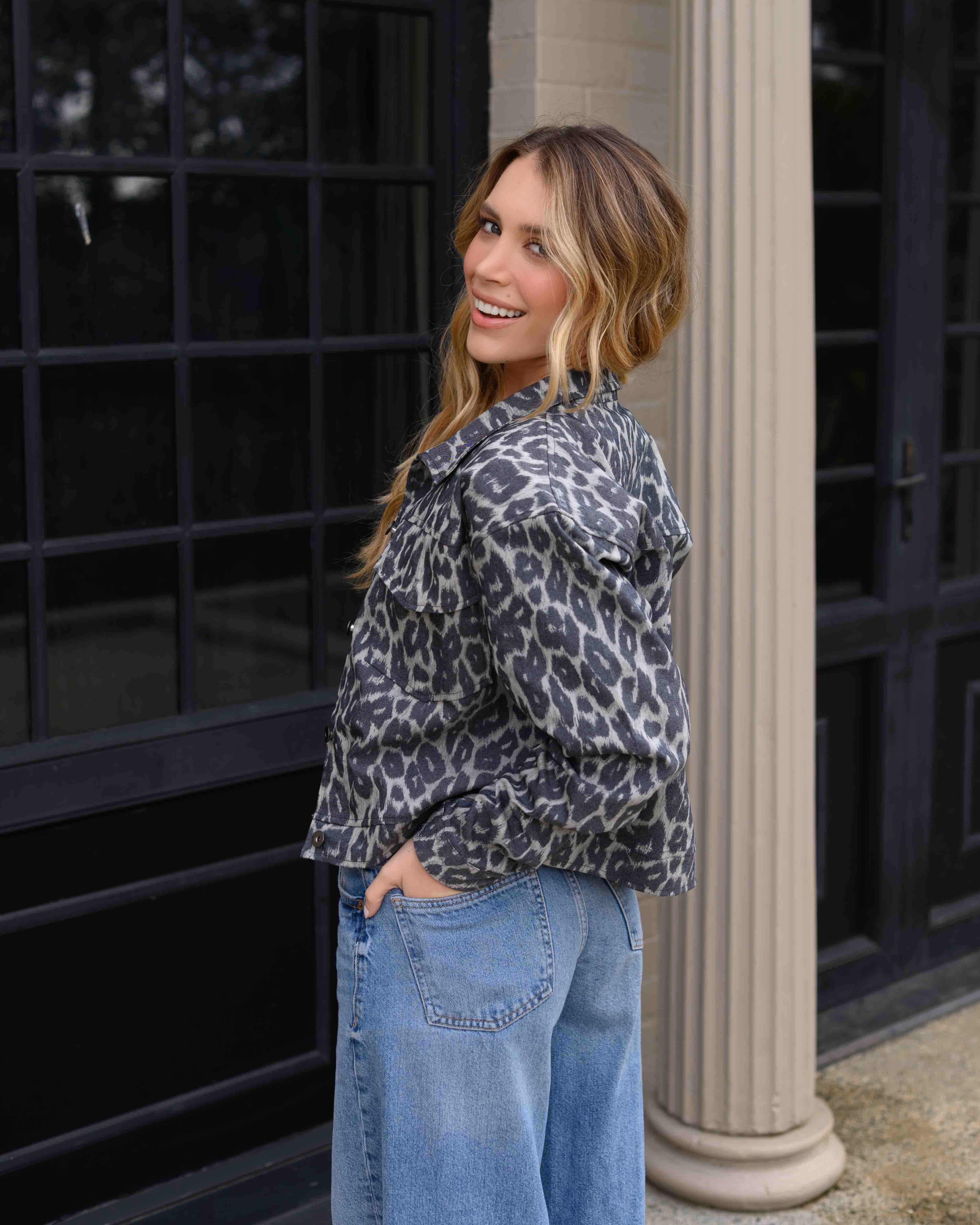 Chaqueta Maia Print Verde