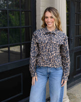 Chaqueta Maia Print Café