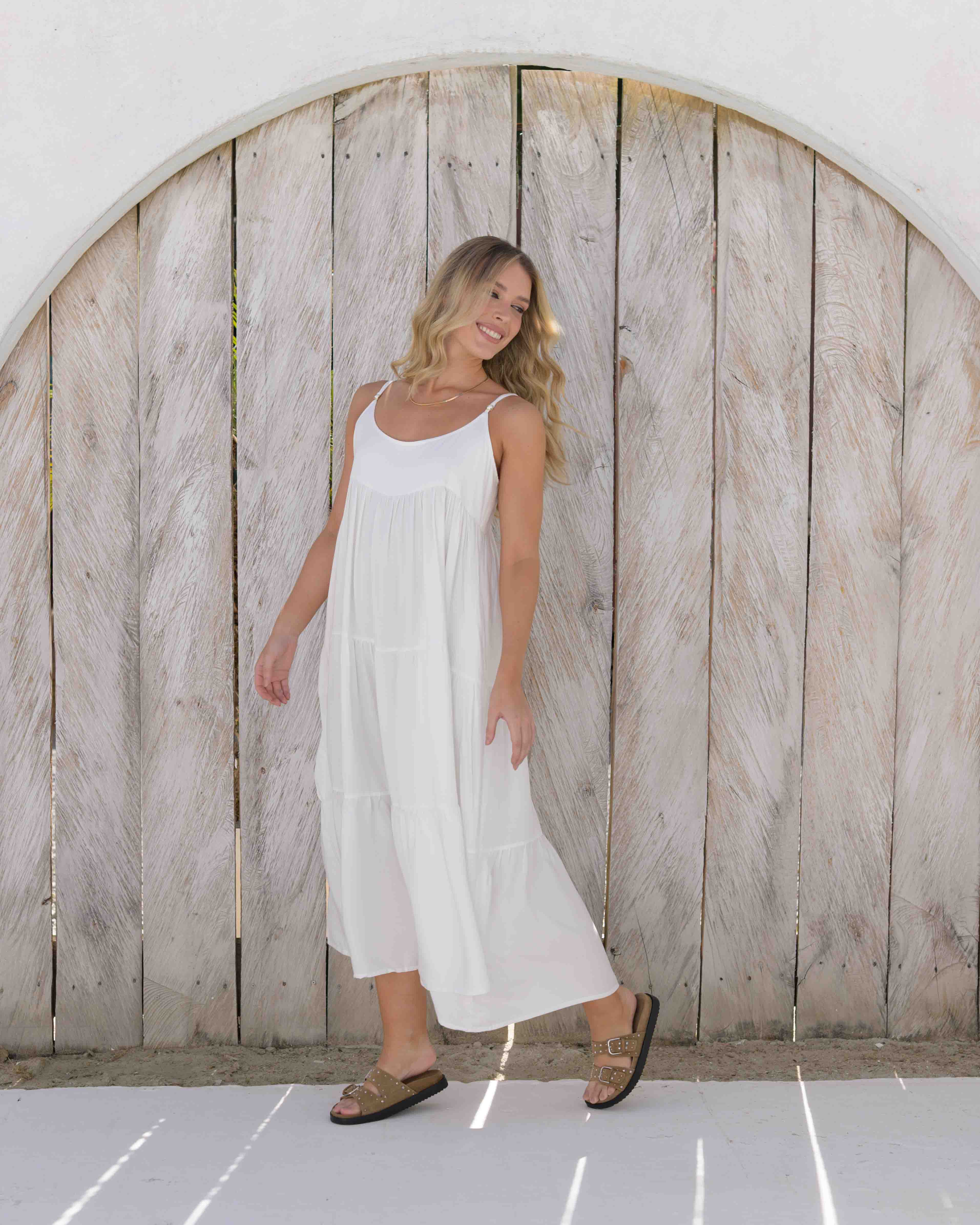 Vestido Cereza Plane Marfil