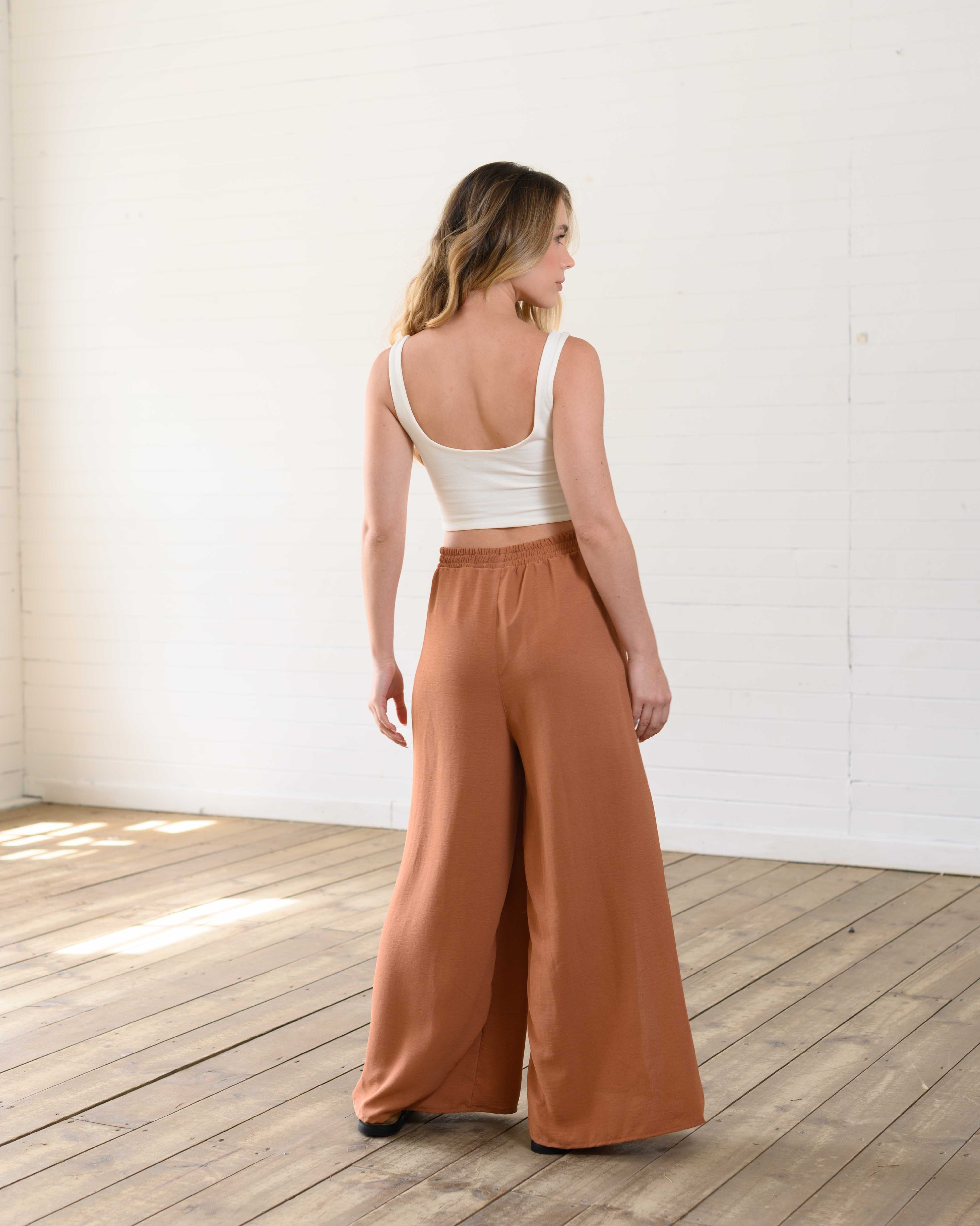 Pantalón Paulina Plane Moca