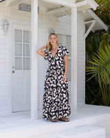 Vestido Praga Print Byn