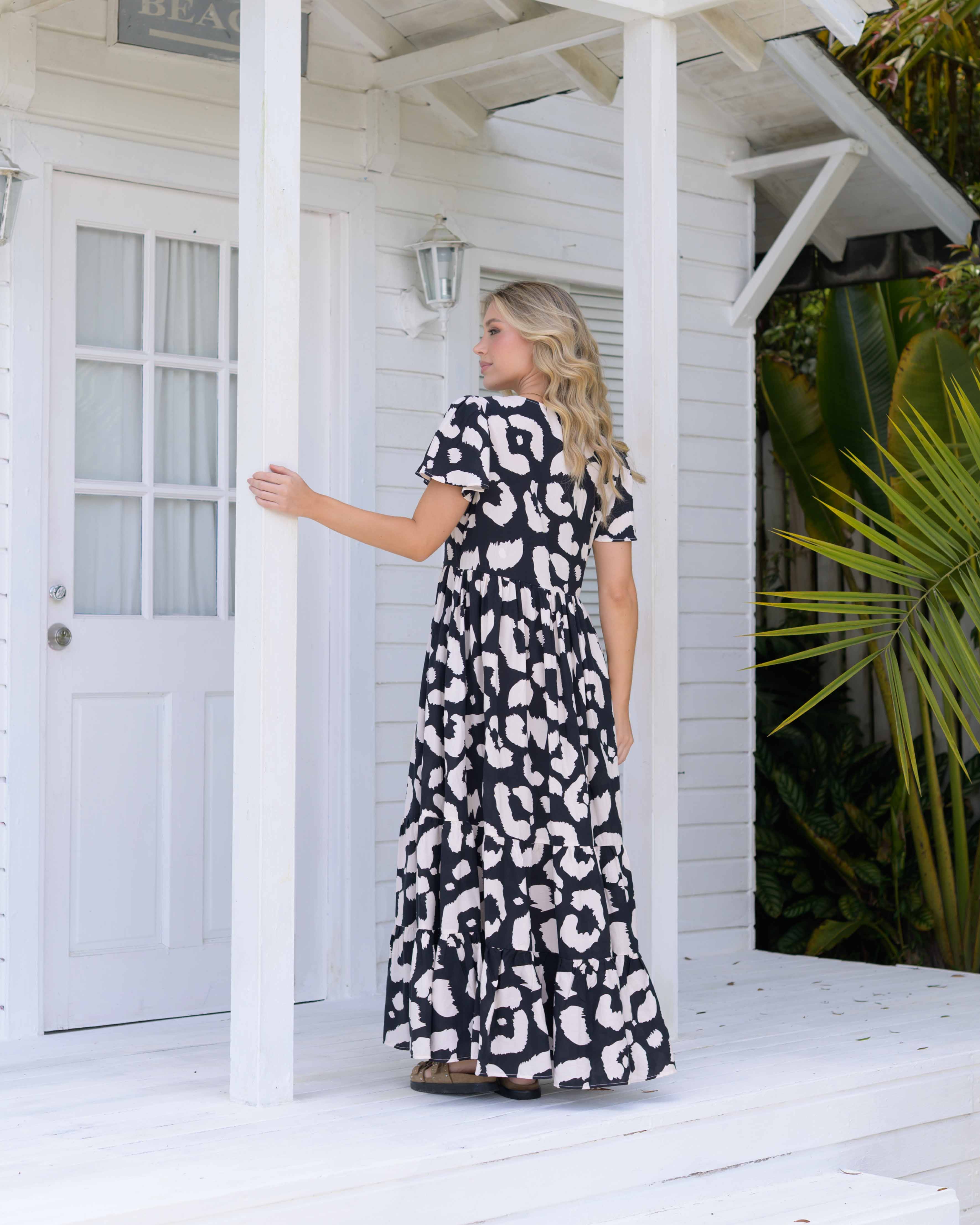 Vestido Praga Print Byn
