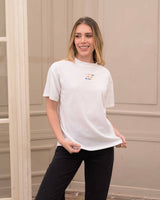 Camiseta Cali Wafer Marfil