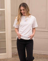 Camiseta Cali Wafer Marfil