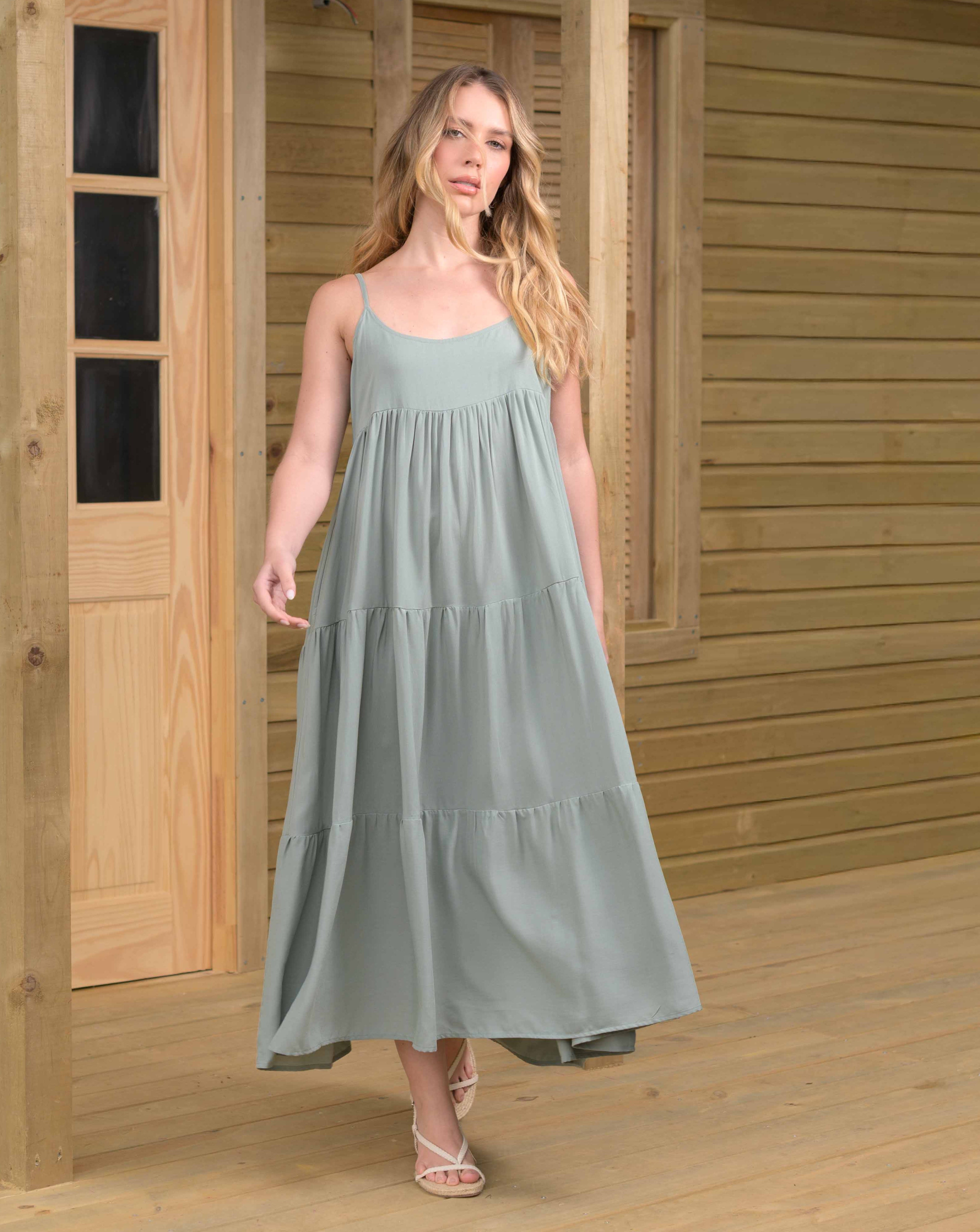 Vestido Cereza Plane Salvia