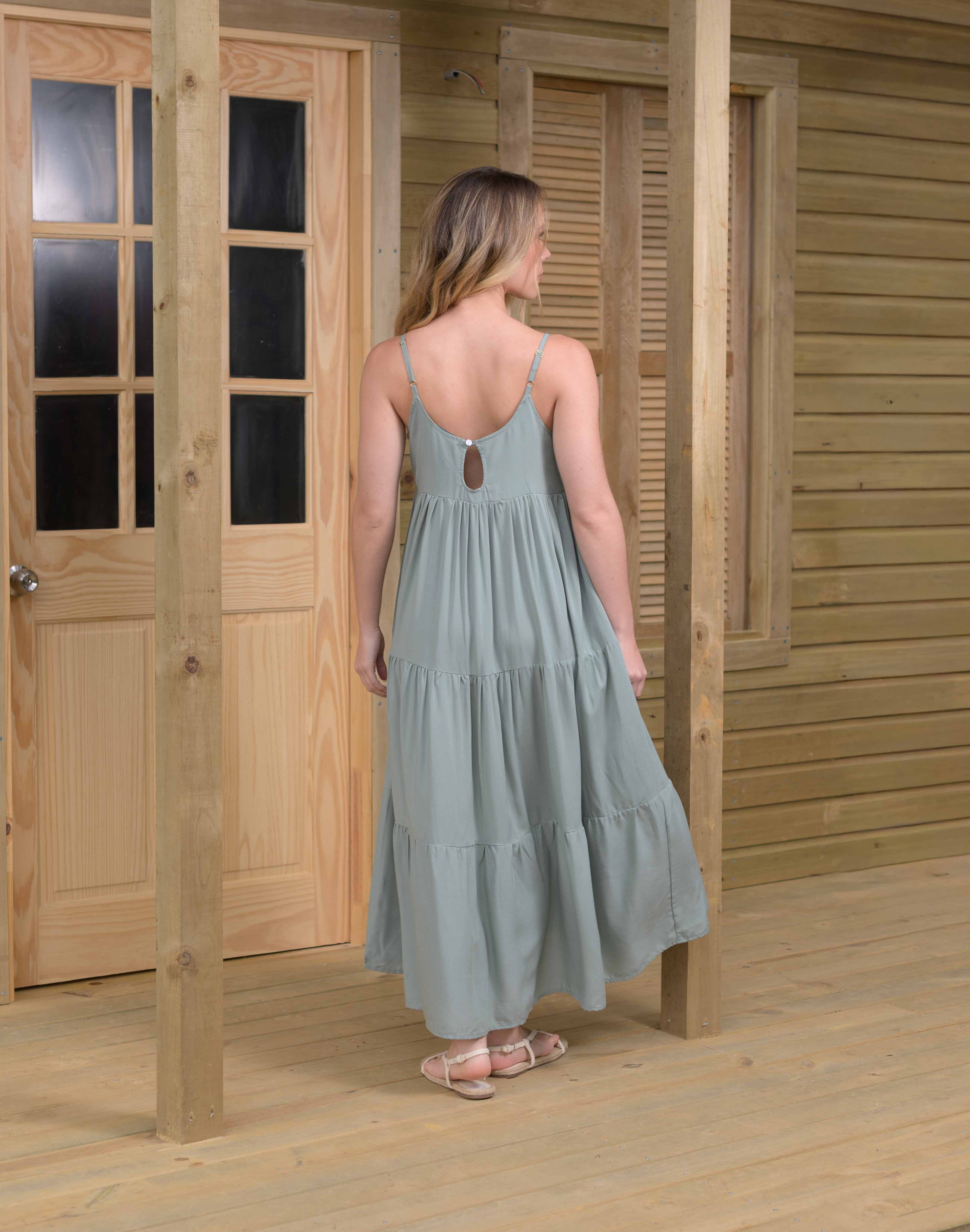 Vestido Cereza Plane Salvia