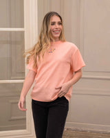 Camiseta Cali Wafer Coral
