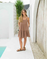 Vestido Meli Plane Café