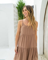 Vestido Meli Plane Café