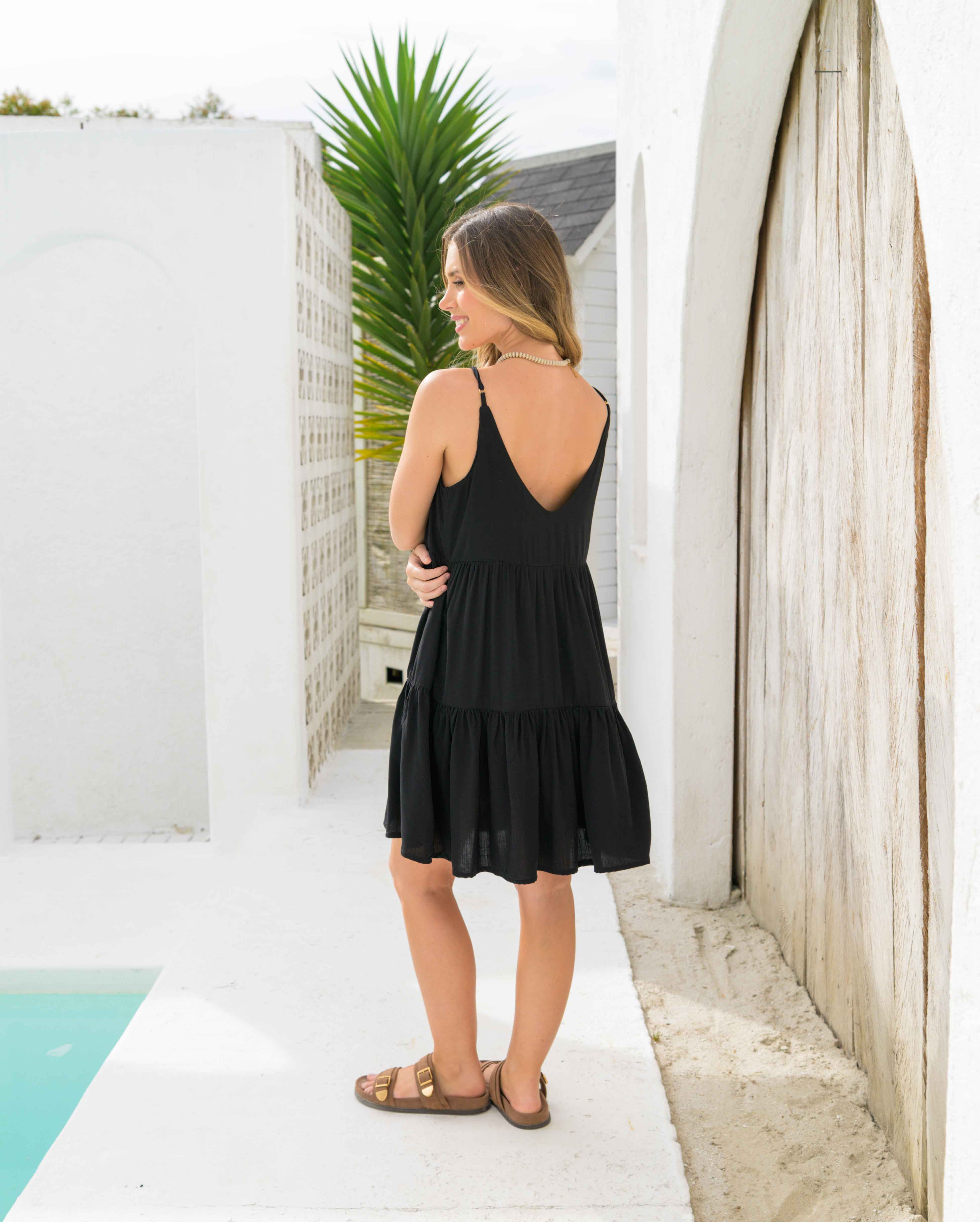 Vestido Meli Plane Negro