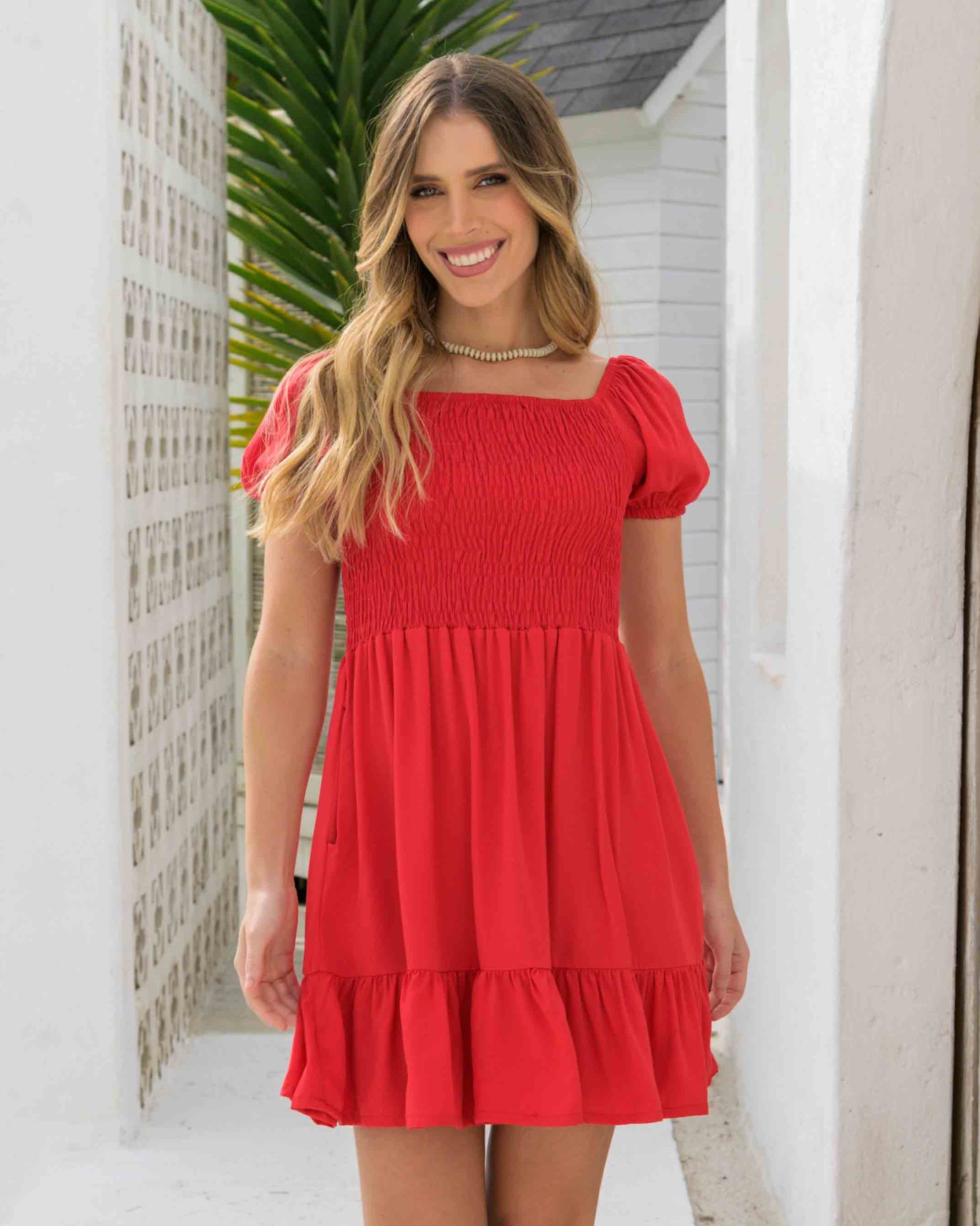 Vestido Maite Plane Red