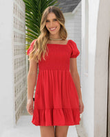 Vestido Maite Plane Red