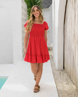 Vestido Maite Plane Red