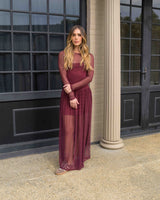 Vestido Iris Plane Vino
