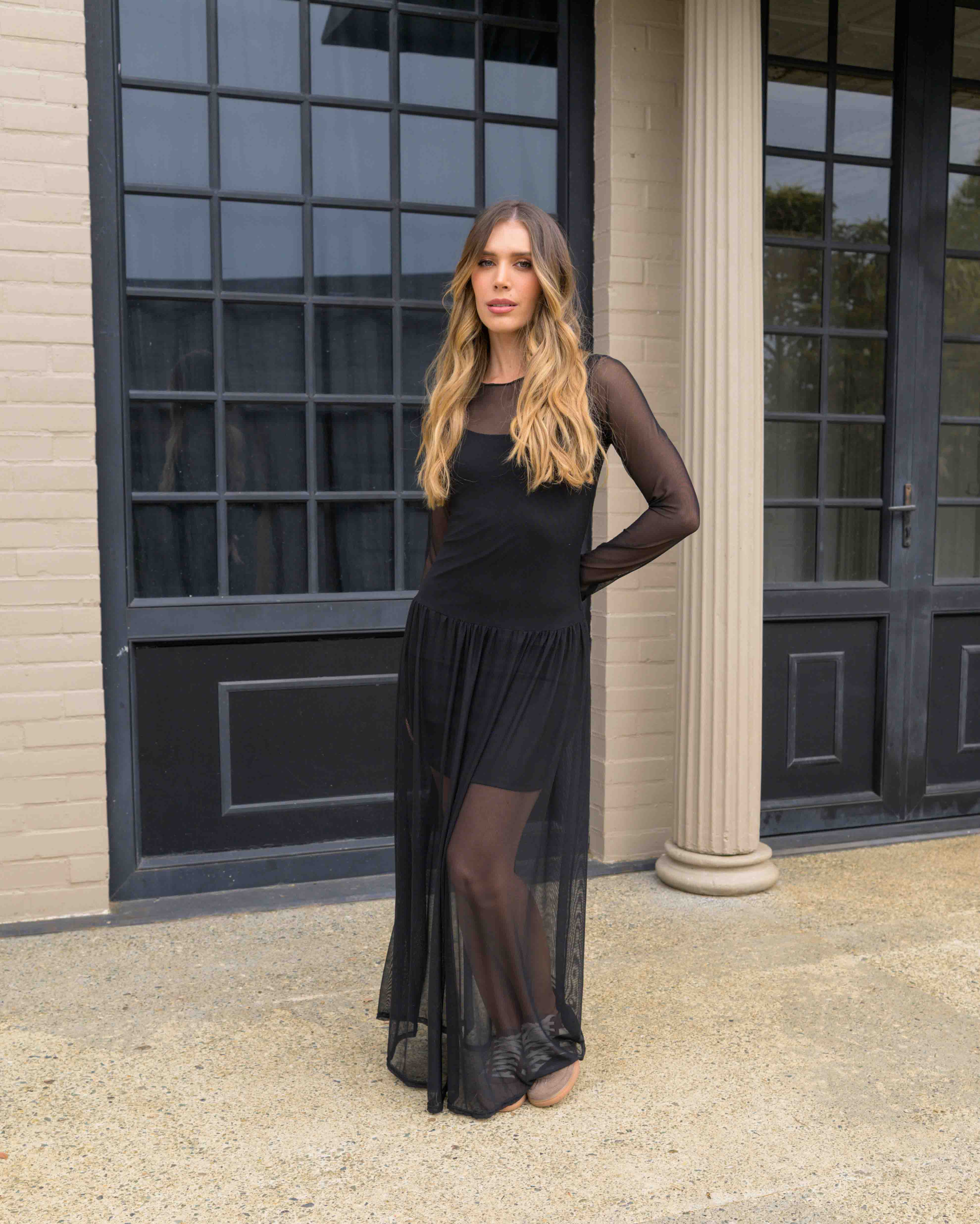 Vestido Iris Plane Black