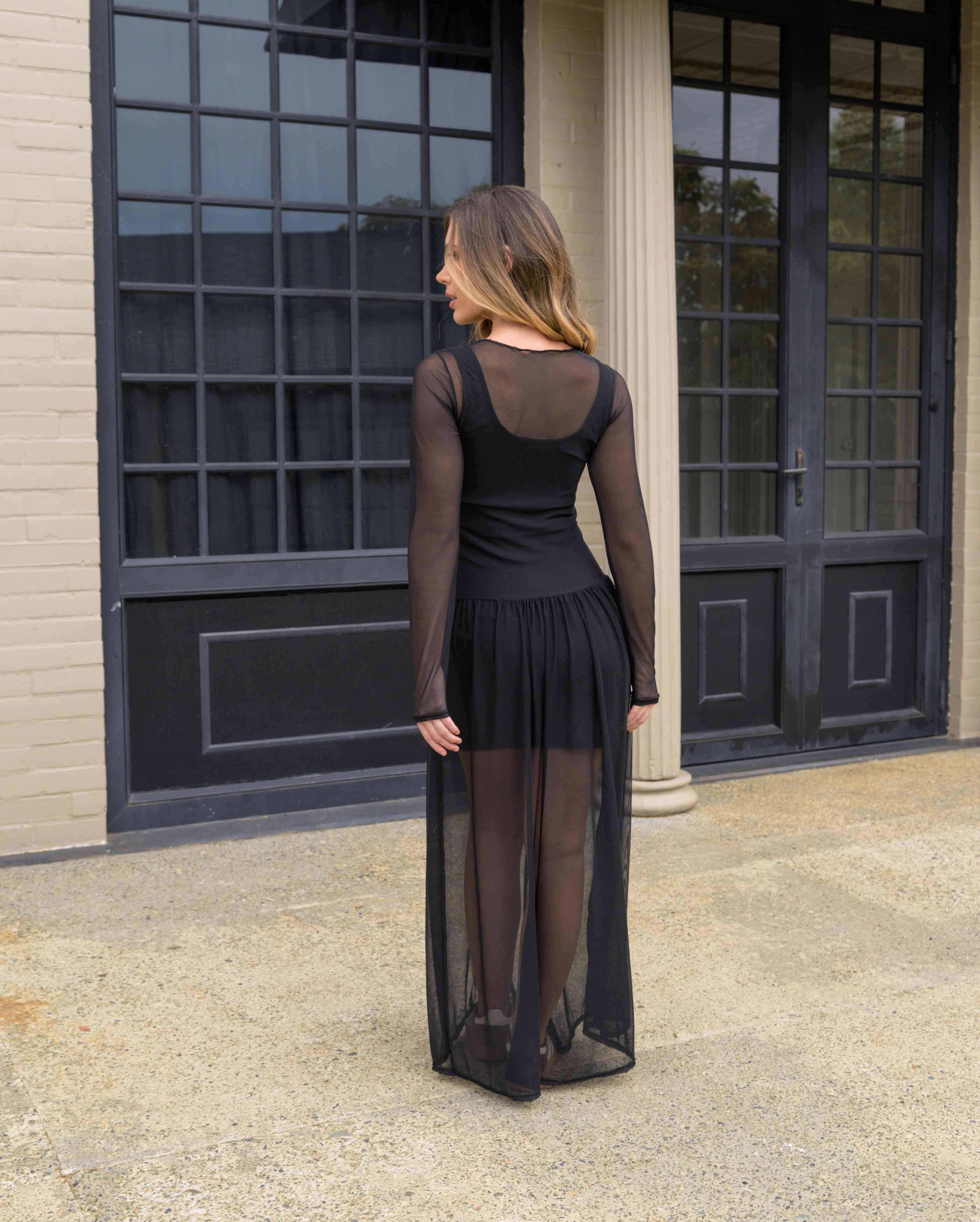Vestido Iris Plane Black