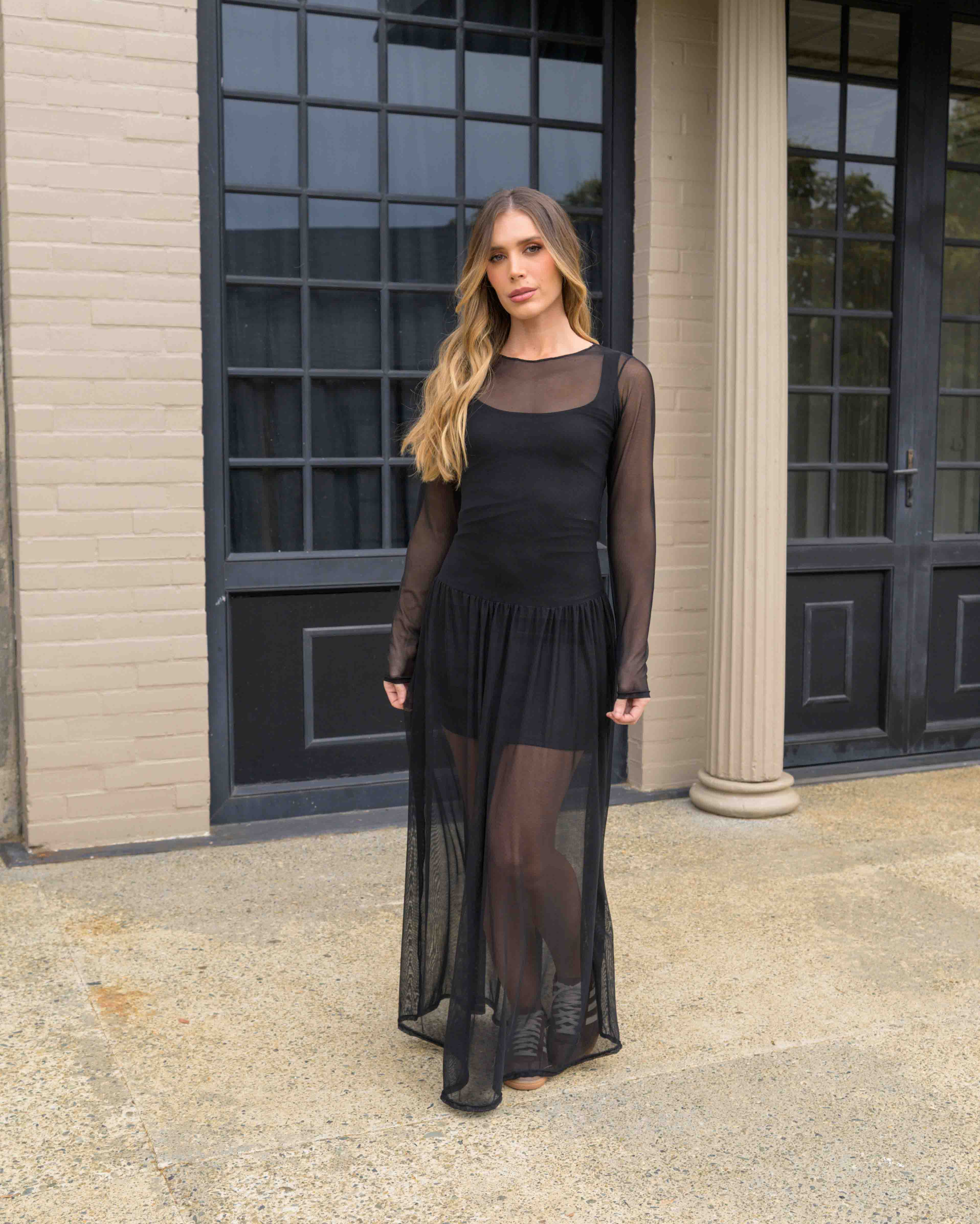 Vestido Iris Plane Black