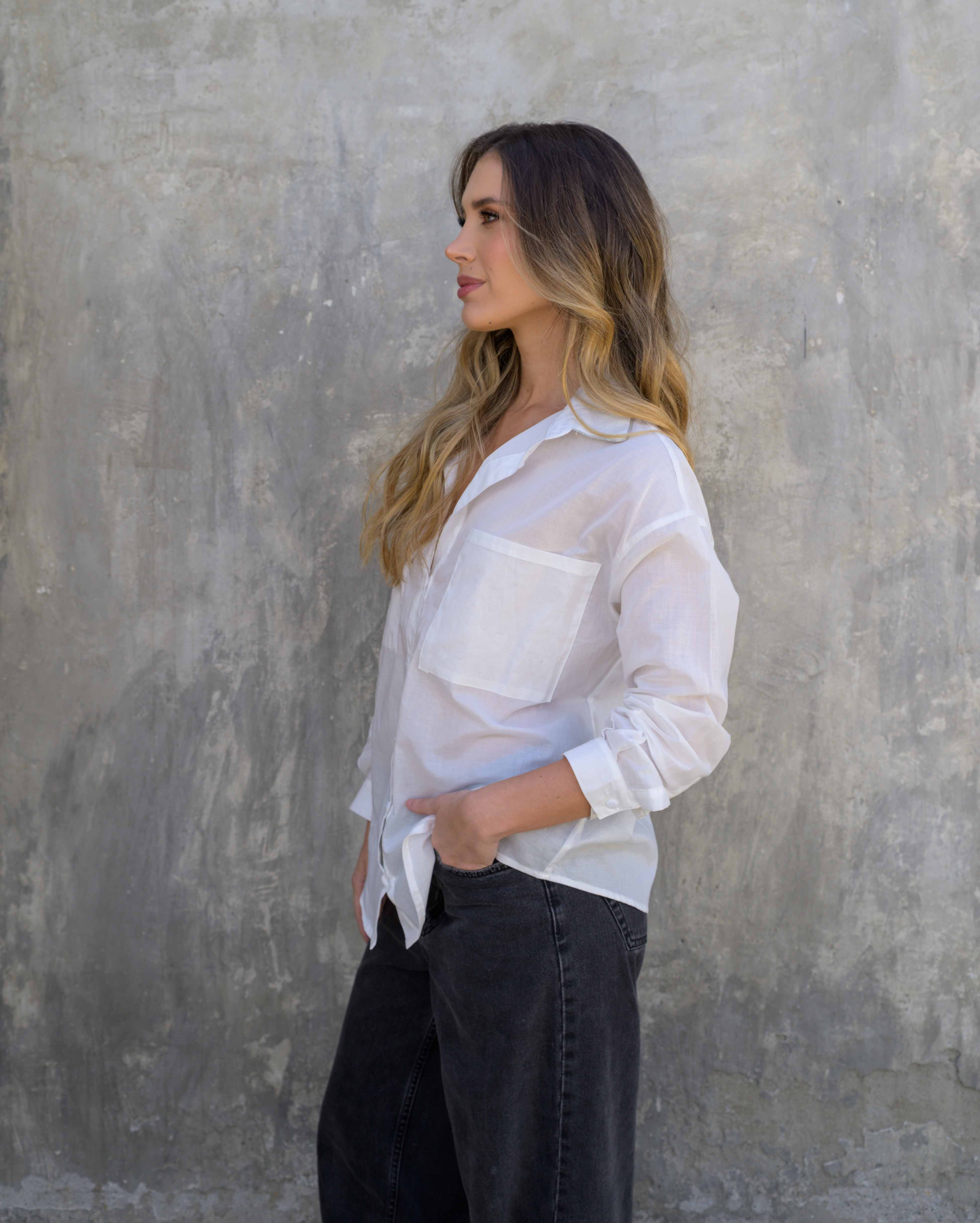 Camisa Lucero Soft Marfil
