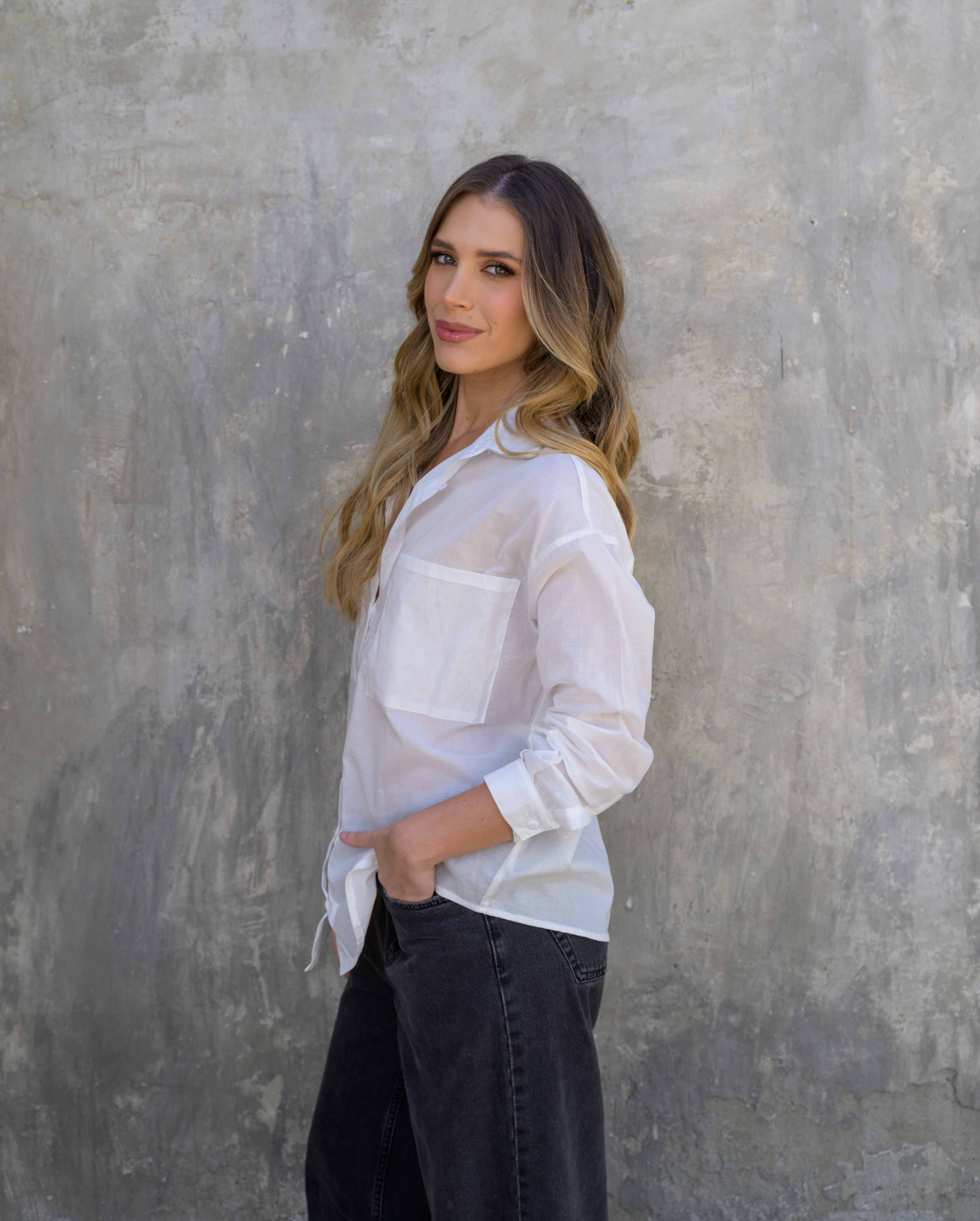 Camisa Lucero Soft Marfil