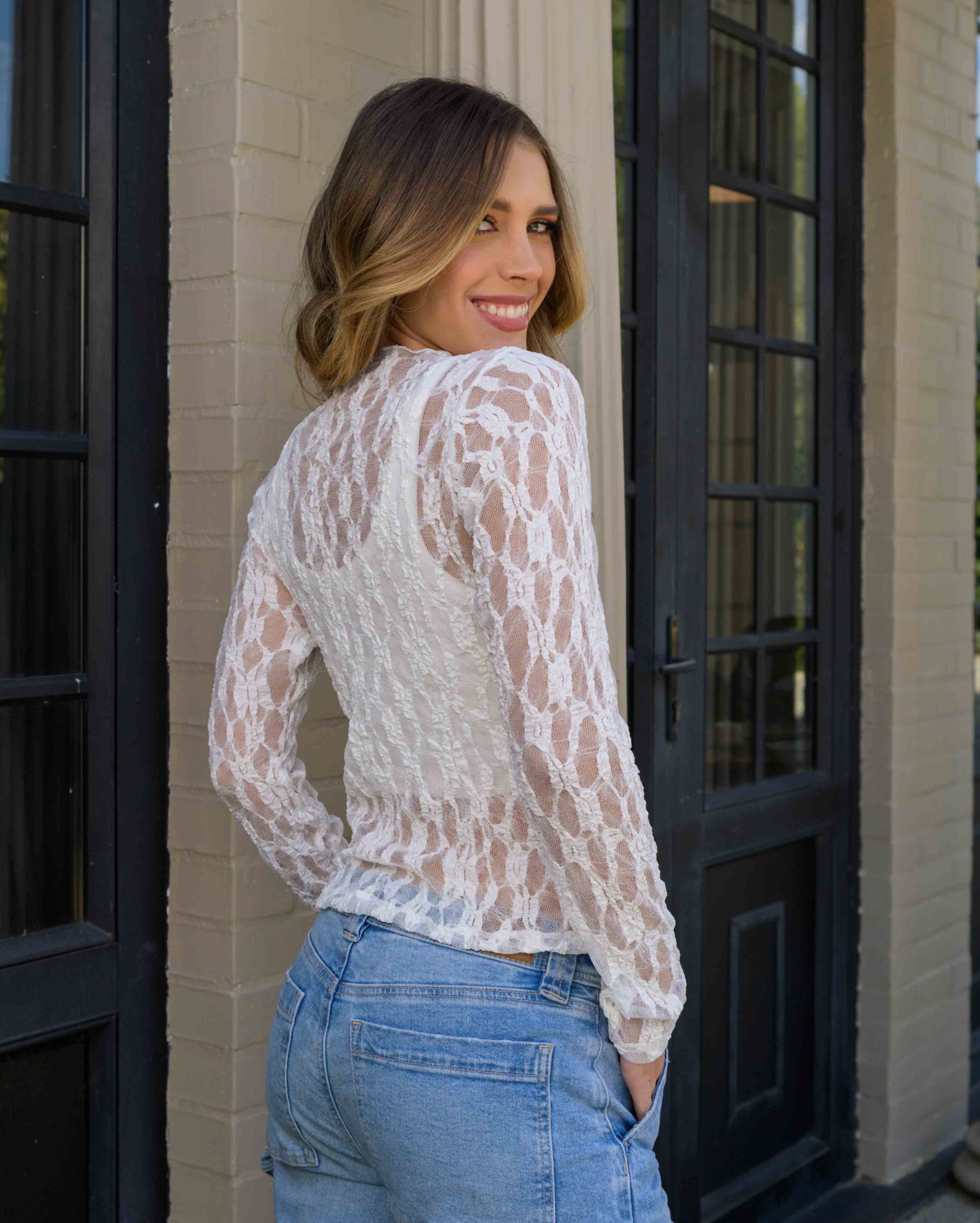 Blusa Jacky Sweet Marfil