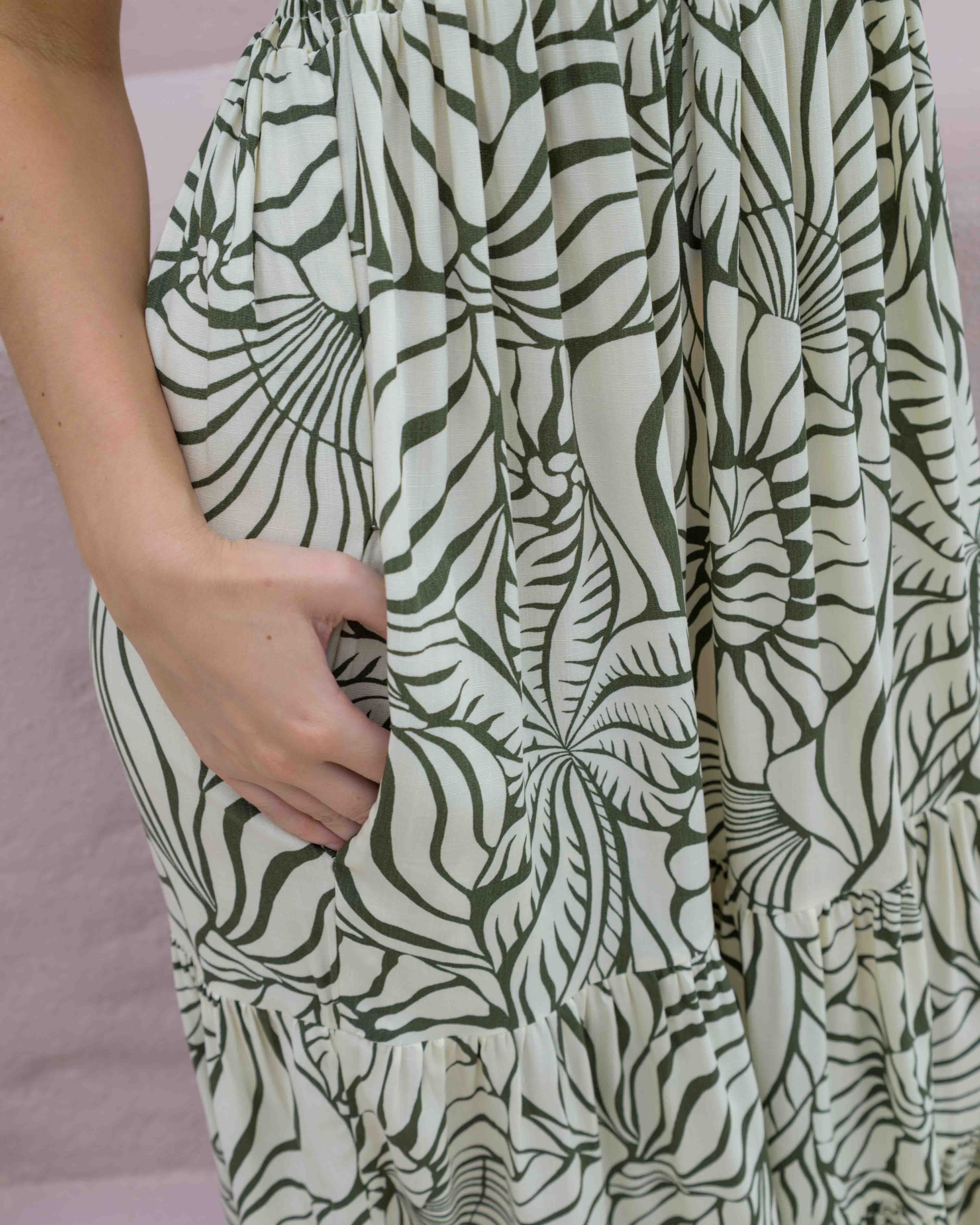 Vestido Sally Shell Verde