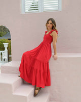 Vestido Sally Plane Rojo