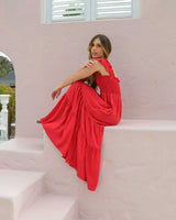 Vestido Sally Plane Rojo