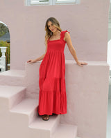 Vestido Sally Plane Rojo