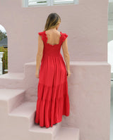 Vestido Sally Plane Rojo