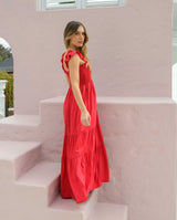 Vestido Sally Plane Rojo