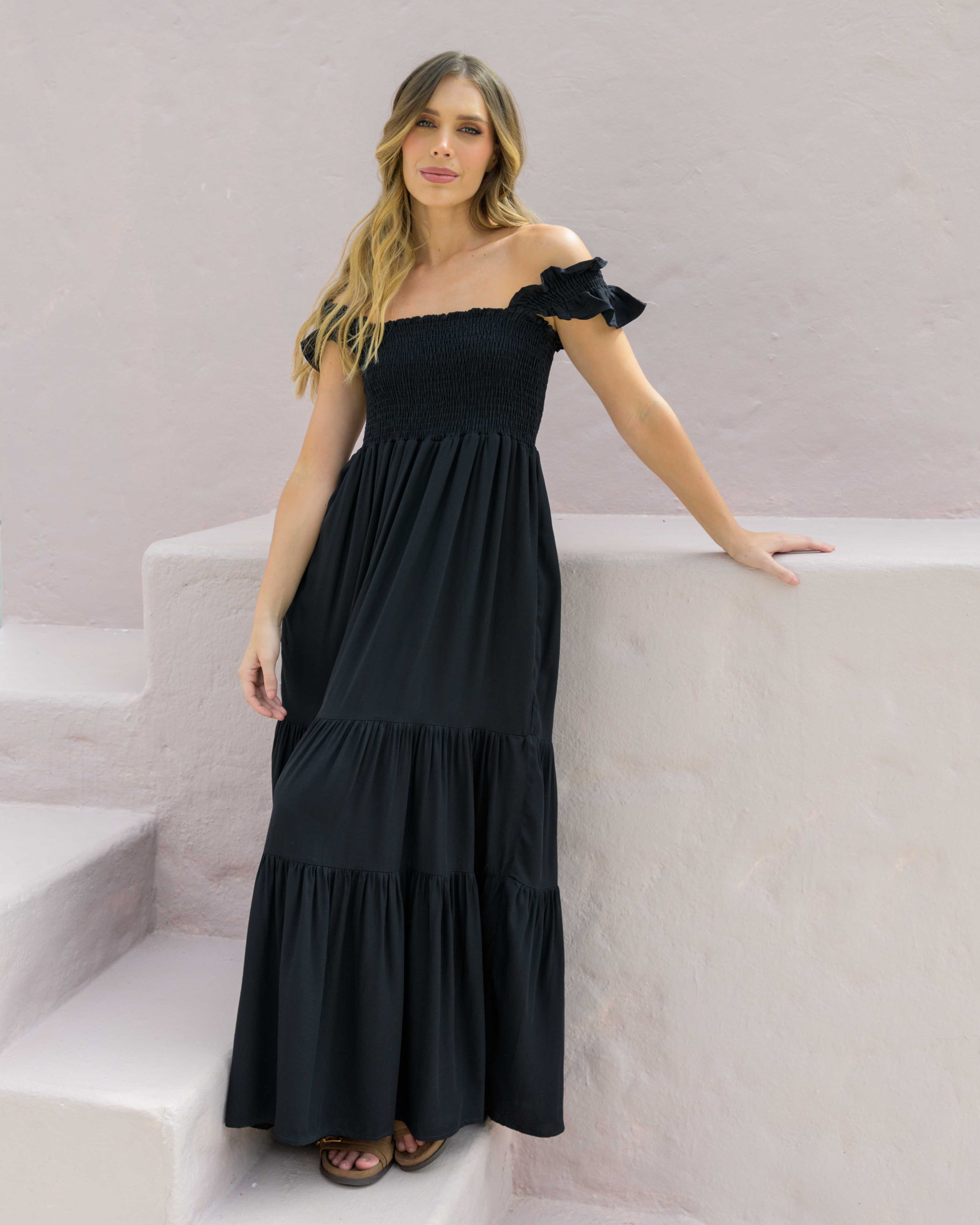 Vestido Sally Plane Negro