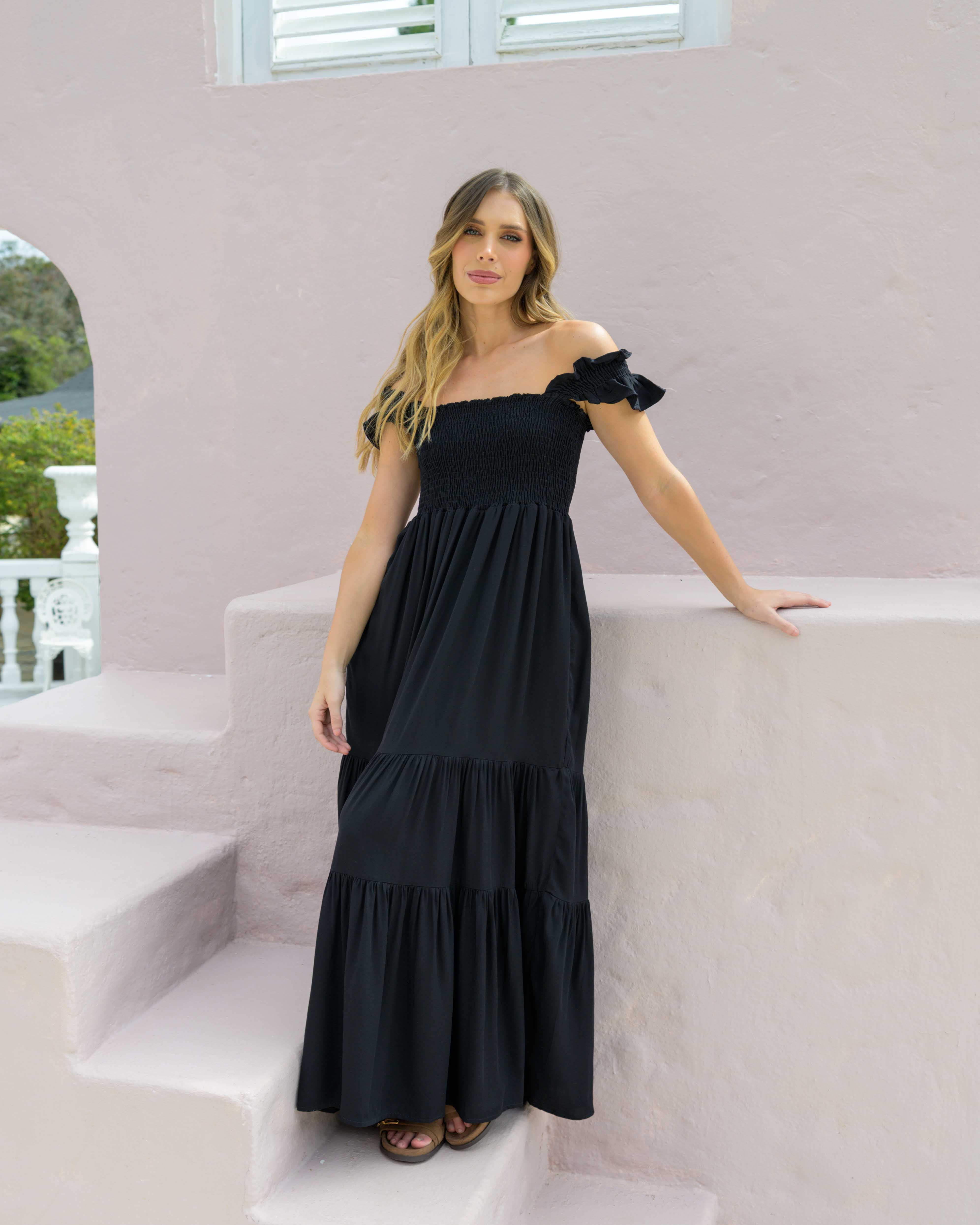 Vestido Sally Plane Negro