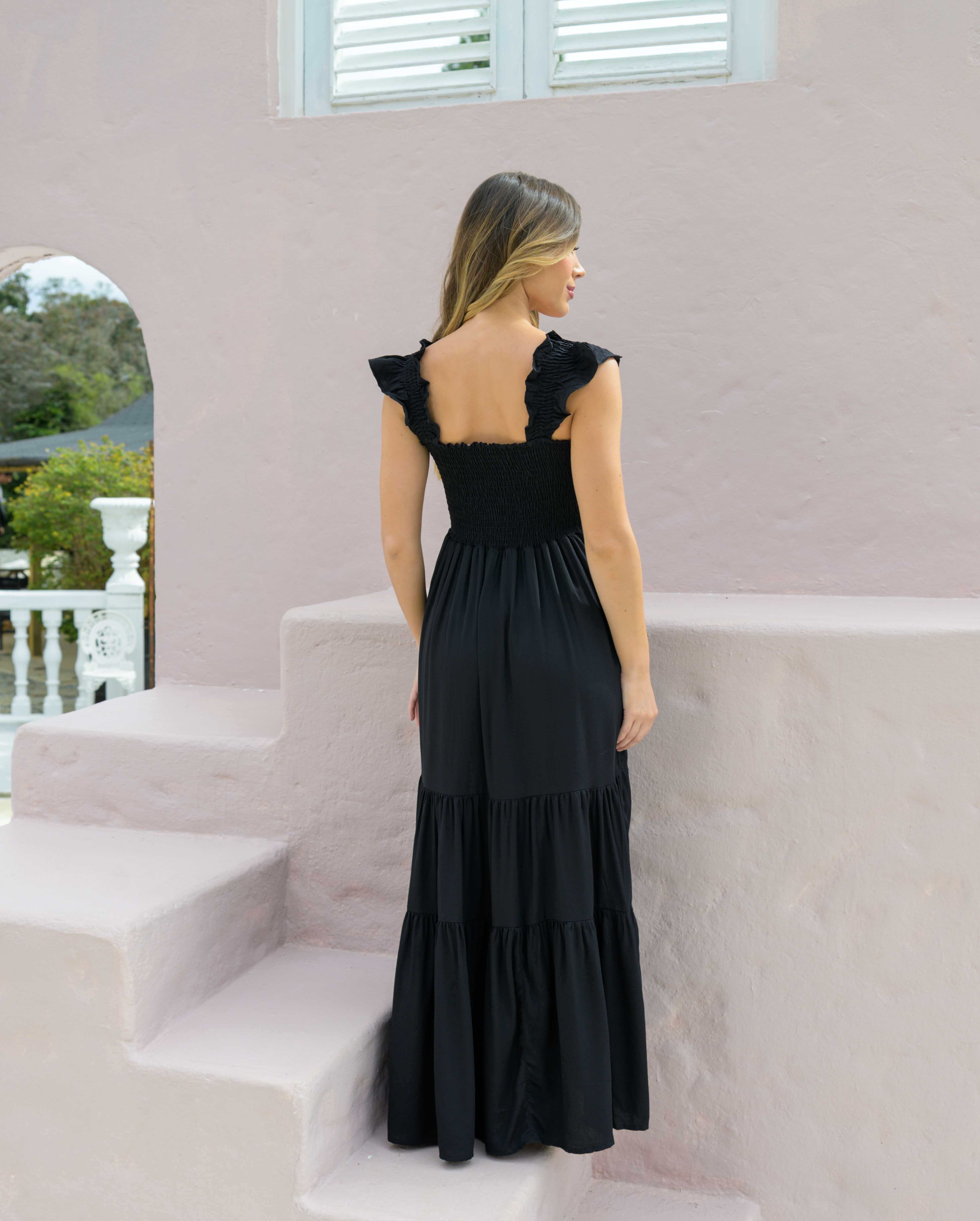 Vestido Sally Plane Negro