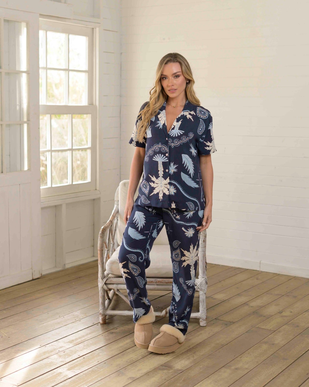 Pijama Cora Aura Azul