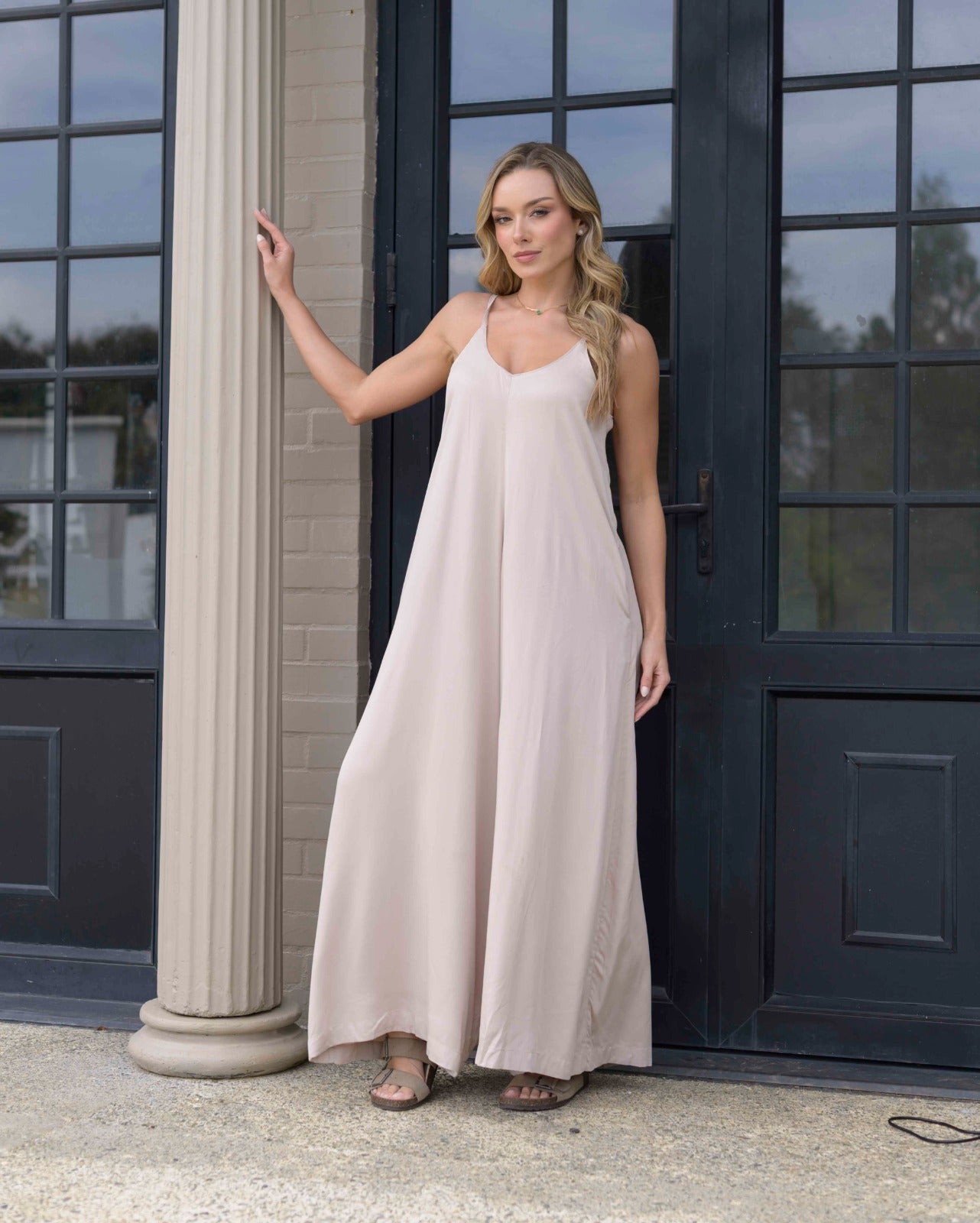 Enterizo Vale Plane Cream