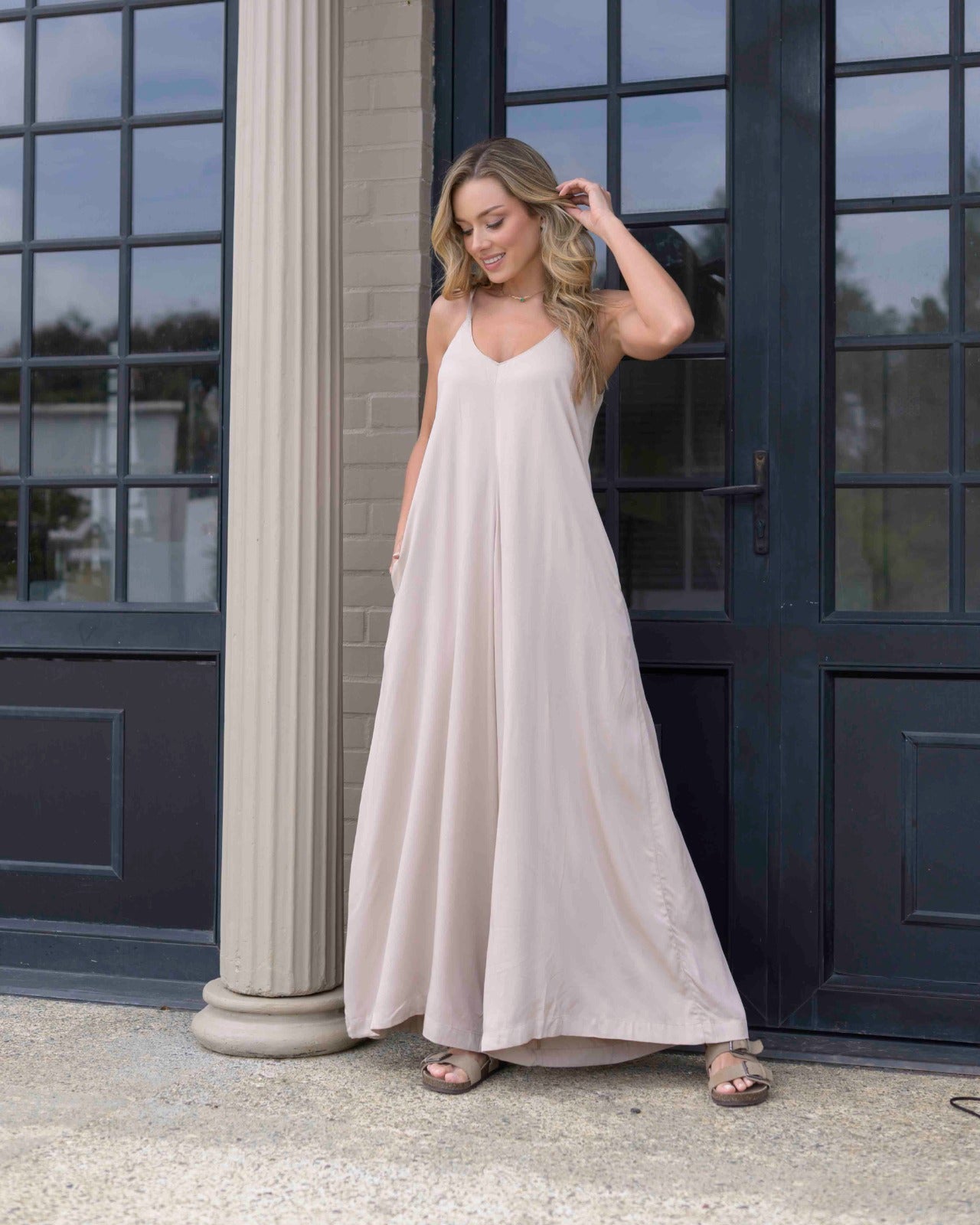 Enterizo Vale Plane Cream