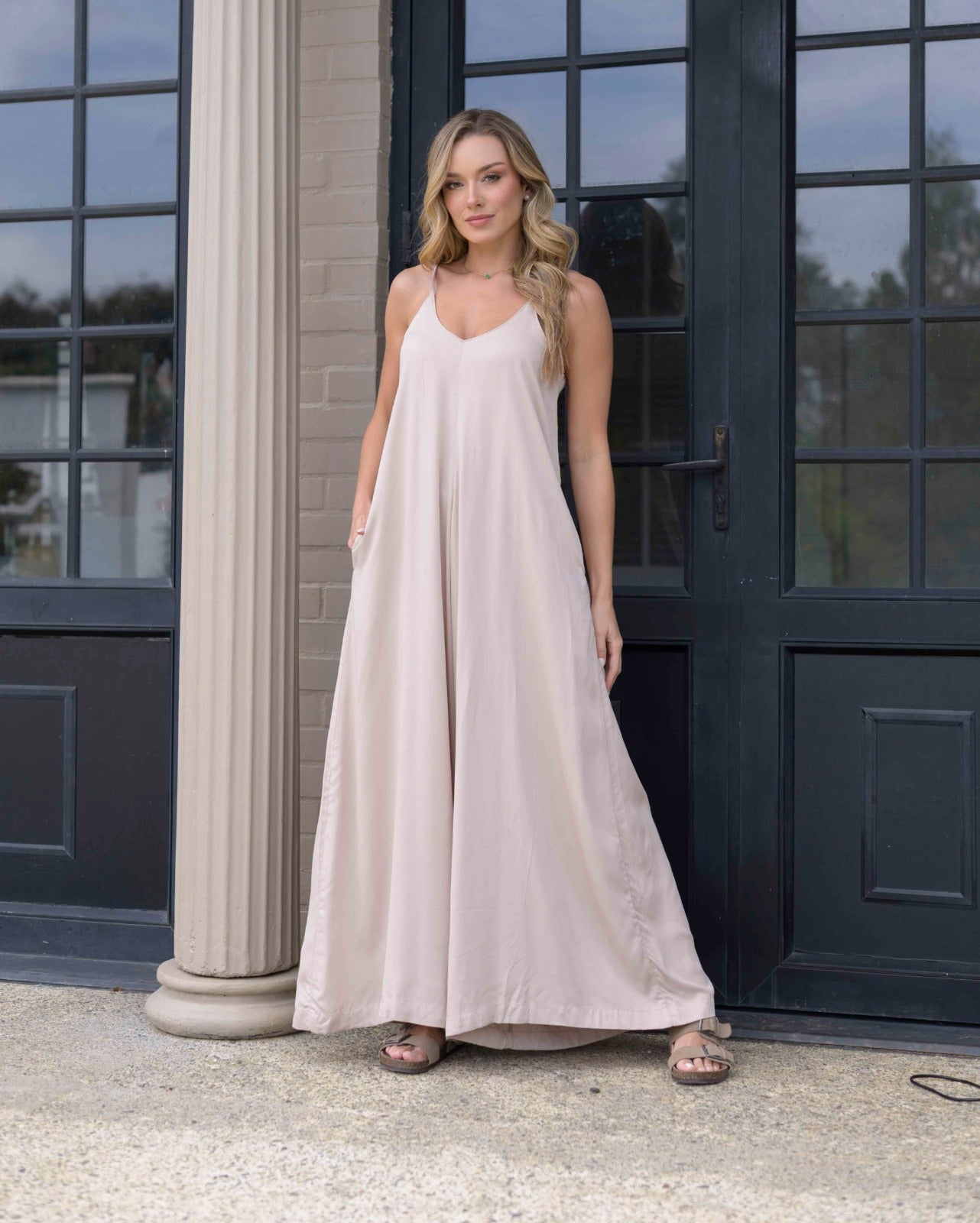 Enterizo Vale Plane Cream