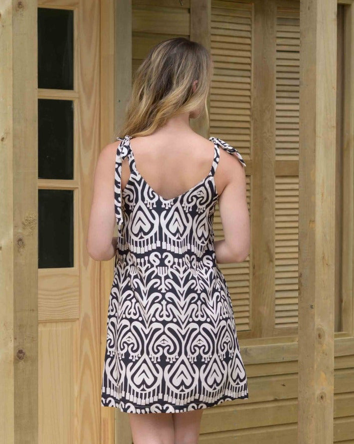 Vestido Abril Milan Negro