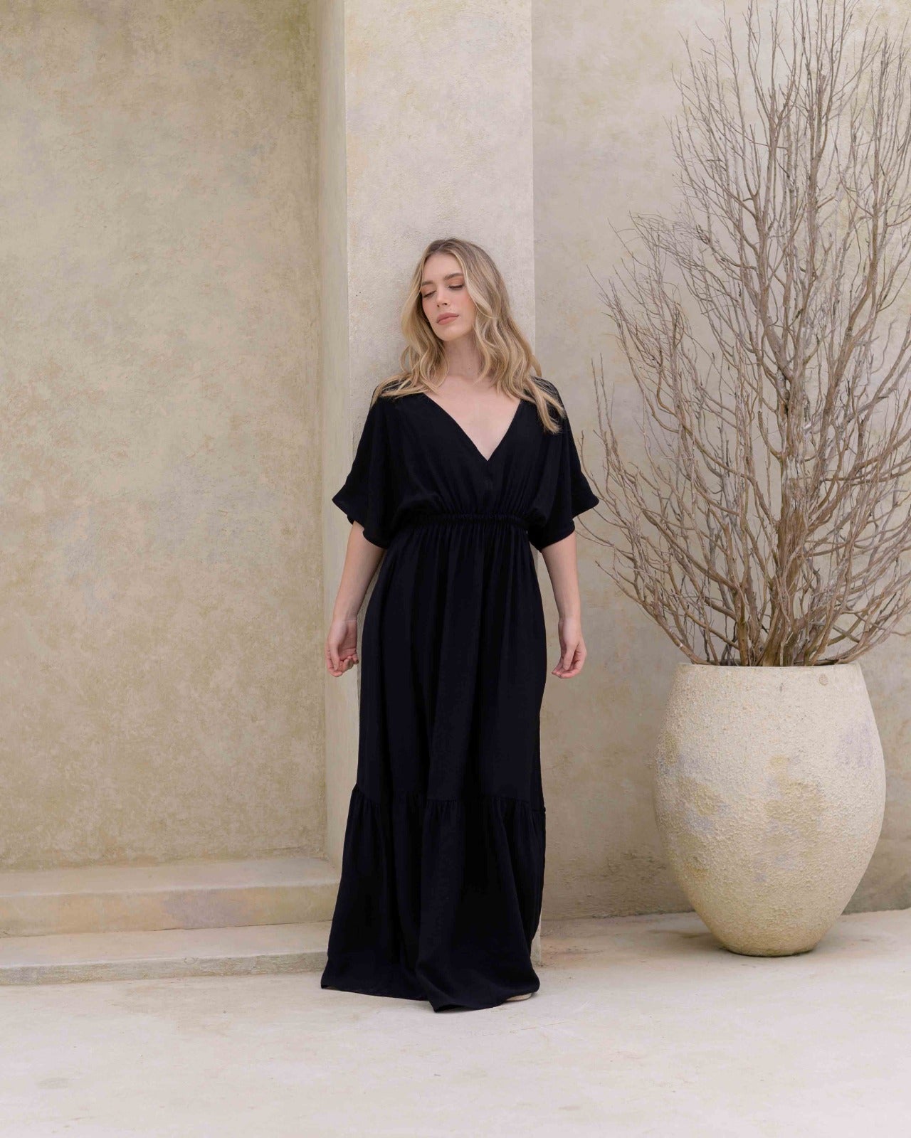 Vestido Elodia Plane Black