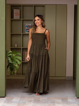 Vestido Lily Plane Verde