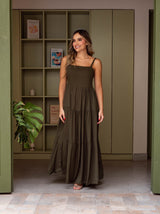 Vestido Lily Plane Verde