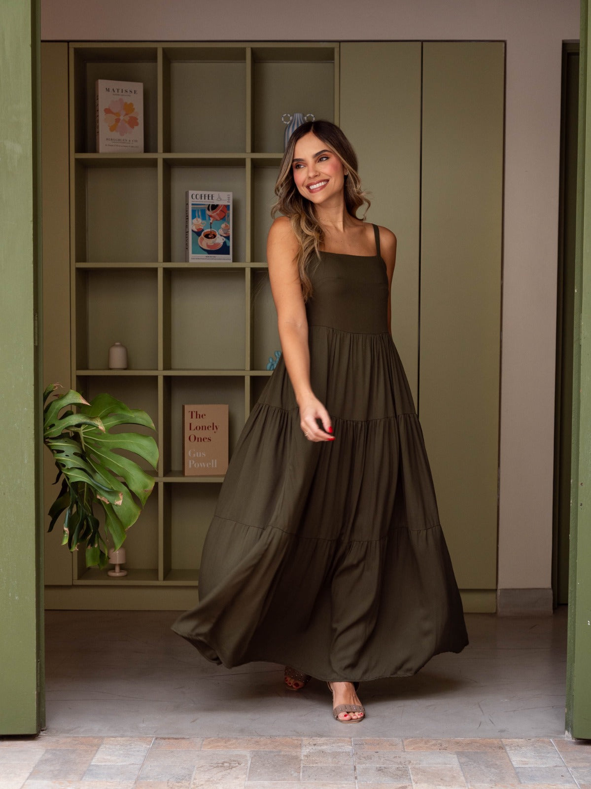 Vestido Lily Plane Verde