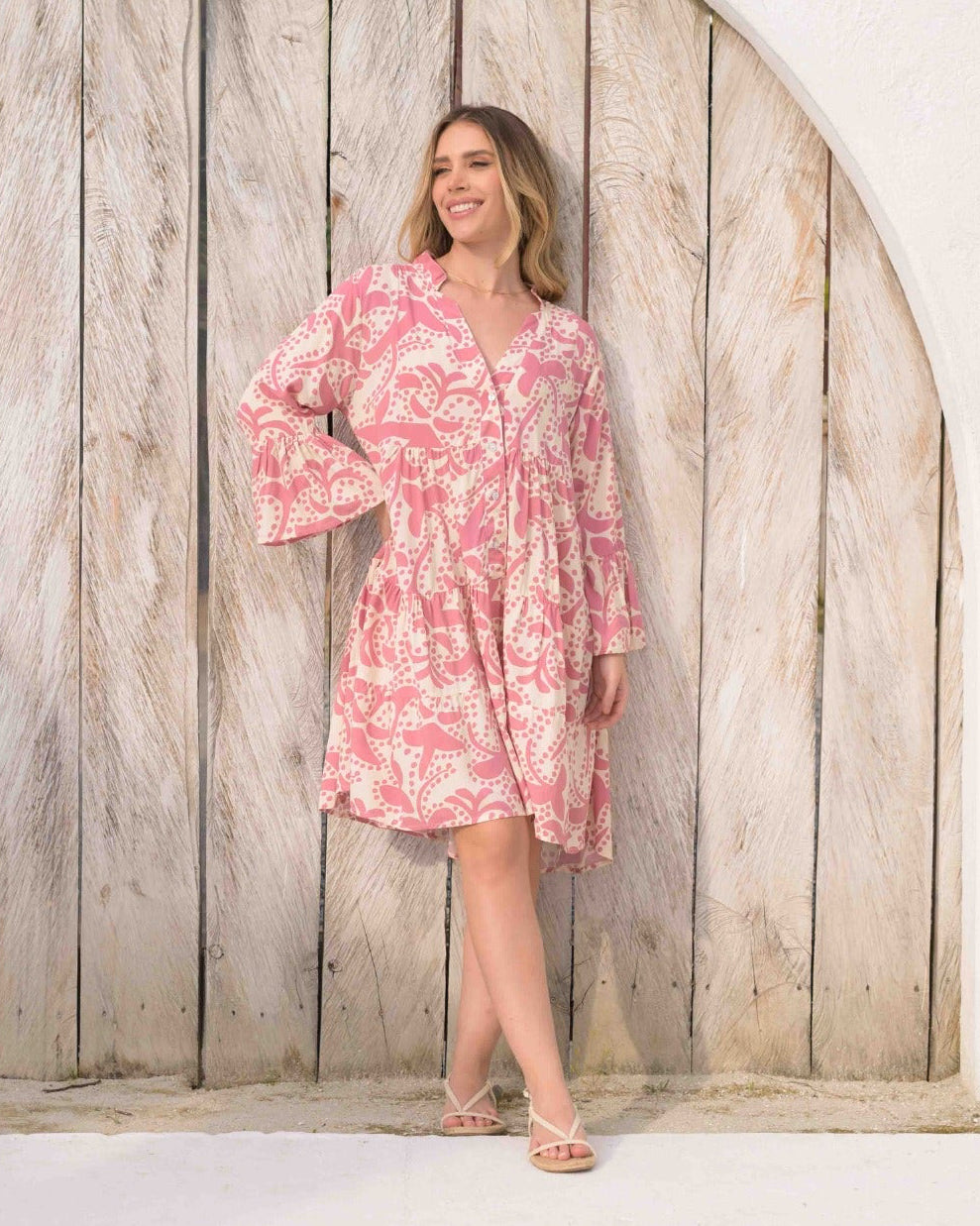 Vestido Lax Bloom Rose