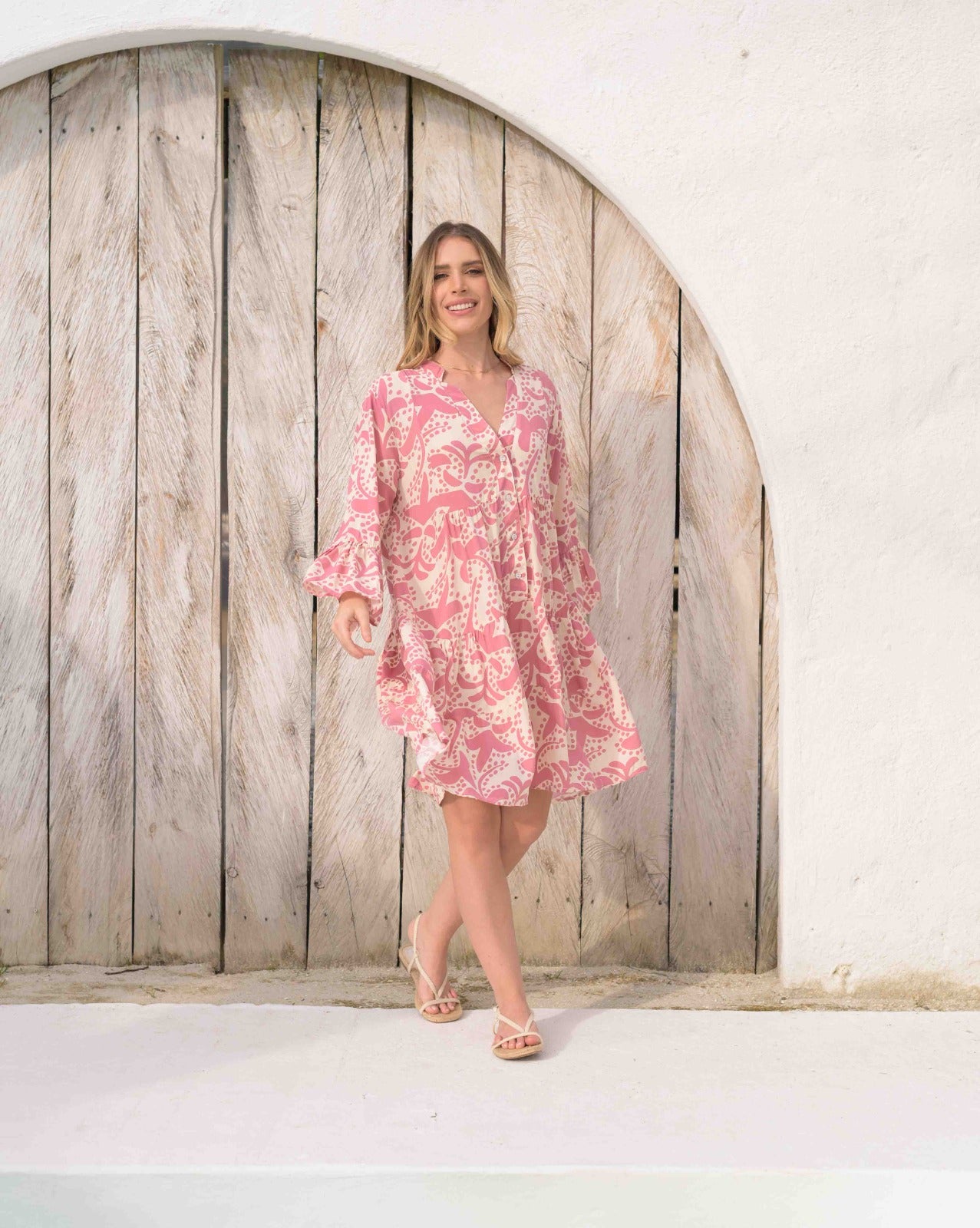 Vestido Lax Bloom Rose