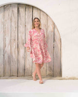 Vestido Lax Bloom Rose