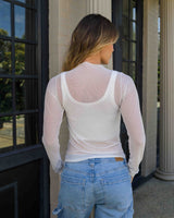 Blusa Jacky Shine Marfil