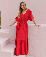 Vestido Elodia Plane Cherry