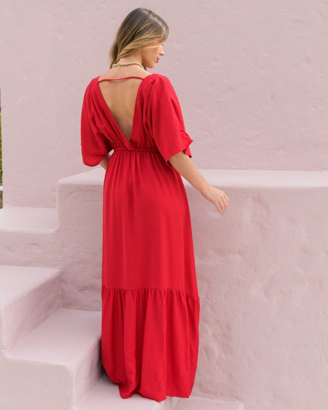 Vestido Elodia Plane Cherry